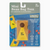Blue and gray cardboard hanging packaging with window showing game pieces