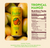 Cylindrical can in yellow with green lettering and image of mango on the front and nutritional information.