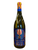 Golden wine bottle with front label in Arizona colors of blue, red and copper incorporating the Arizona flag.