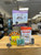 gift contents displayed on wood table