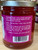 Back of jelly jar with nutrition facts.