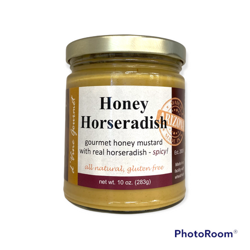 Honey Horseradish Mustard 10oz d'Vine Gourmet