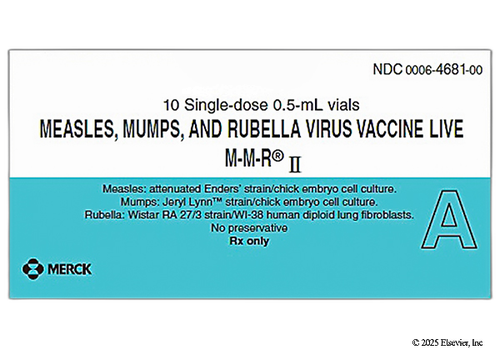 MMR Vaccine 12mths + PF SDV 10/bx (REF)