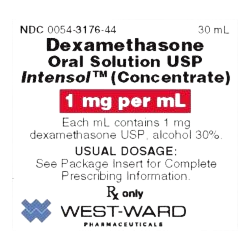 Dexamethasone (Intensol) 1mg/mL Oral Solution Bottle 30mL 1/Each