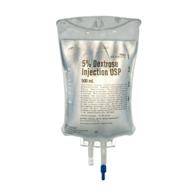 Dextrose IV Solution 5% 250mL 24/Flex Bag