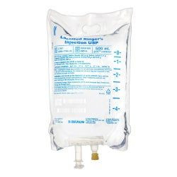 Lactated Ringer's / Dextrose IV Solution 5% 500mL 24/Flex Cont