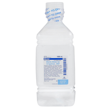 Sterile Water Irrigation Solution 1000mL 14/Flex Bag
