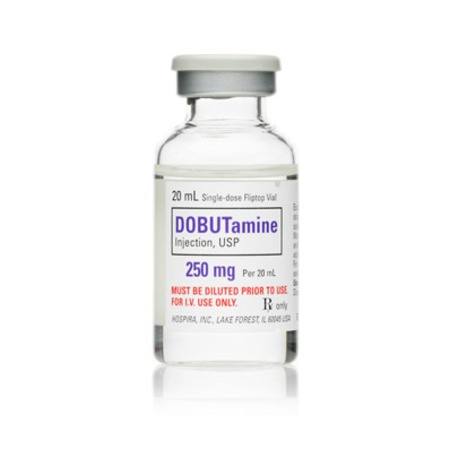 Dobutamine HCl IV Solution 250mg/20mL 10/SDV