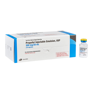 Propofol IV Emulsion 10mg/mL 100mL 10/SDV