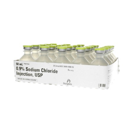 Sodium Chloride 0.9% (PF) 50mL 25/SDV