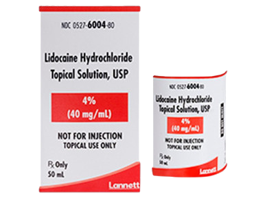 Lidocaine HCl Topical Sol. 4% 40mg/mL 50mL 1/Bottle