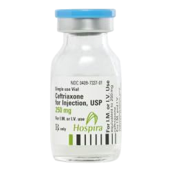 Ceftriaxone Sodium Powder for Sol 1gm 1/SDV