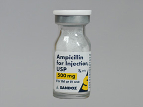 Ampicillin Sodium 500mg 8ml 10/Vial