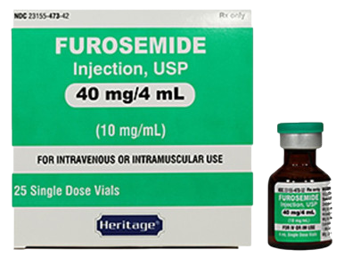 Furosemide (PF) 10mg/mL 4mL 25/SDV