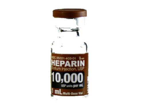 Heparin Sodium 10000U/mL 1mL 25/SDV