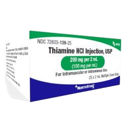 Vitamin B Complex Thiamine HCl 100mg/mL Injection 2mL 25/MDV