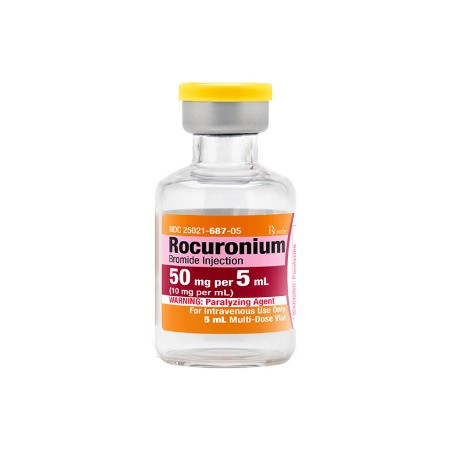 Rocuronium Bromide IV 10mg/mL 5mL 10/MDV (REF)