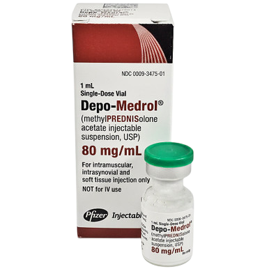 Methylprednisolone Acetate 80mg/mL 5mL 1/MDV (Depo-Medrol)