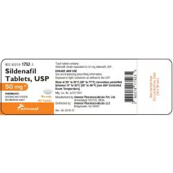 Sildenafil Citrate 50mg Tablets 30/bottle