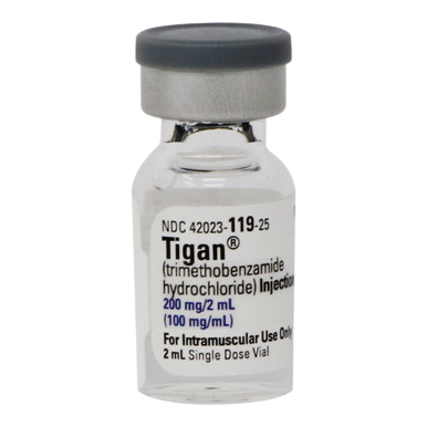 Tigan Trimethobenzamide HCI PF 100 mg/ml SDV 25/bx