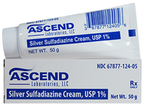 SSD Silver Sulfadiazine 1% Cream Tube 25gram 1/Each