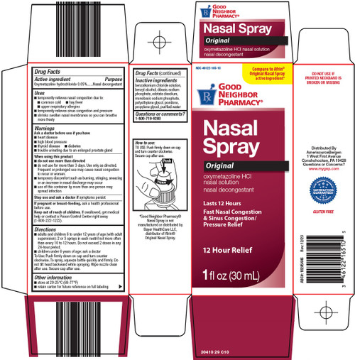 Good Neighbor Pharmacy Nasal Spray original 12HR 1oz 1/Each