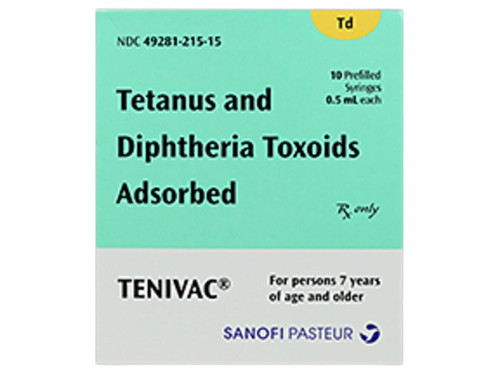 Tenivac Vaccine 7yrs+ 0.5mL 10/Syringe (REF)