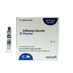 Fluzone (Sanofi Pasteur) 0.5ml PFS thimerosal-free 10/bx (2024-25) (REF)