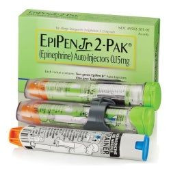 Epinephrine (EpiPen) Injector Junior 0.15mg/mL 2/Box