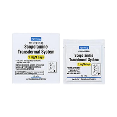 Transderm-Scopolamine Patch 1mg/3day 24/Box
