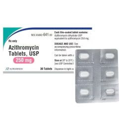 Azithromycin 250mg 30/Tabs