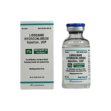 Lidocaine HCl (PF) 1% 30mL 1/SDV