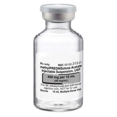 Methylprednisolone Acetate 40mg/mL 10mL 1/Vial (Depo-Medrol)