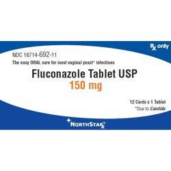 Fluconazole 150mg Tablets (12/bottle)