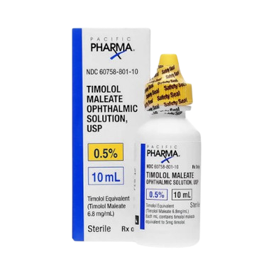 Timolol Maleate Ophthalmic Drops 0.5% 10mL 1/Bottle