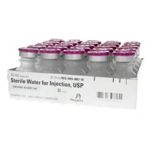 Sterile Water Injection 50mL 25/Vial