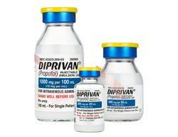 Diprivan (Propofol) IV Emulsion 10mg/mL 50mL 20/SDV