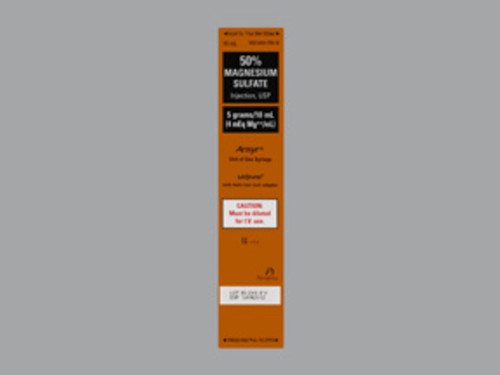 Magnesium Sulfate 50% 500mg/mL (PF) 20mL 25/SDV