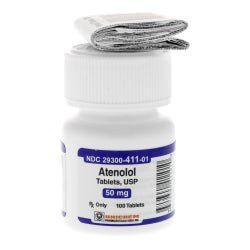 Atenolol 50mg Tablets 100/bottle