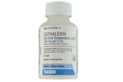 Cephalexin Susp 250mg/5mL 100mL 1/Bottle