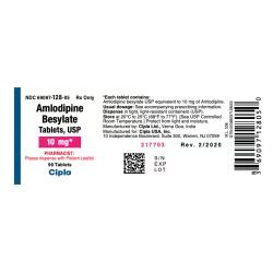 Amlodipine Besylate 10mg Tablets 1000/bottle