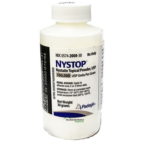Nystatin Topical Powder 100000 U/GM 30 gram 1/Bottle