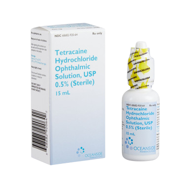 Tetracaine HCl Ophthalmic Sol. 0.5% 15mL 1/Bottle
