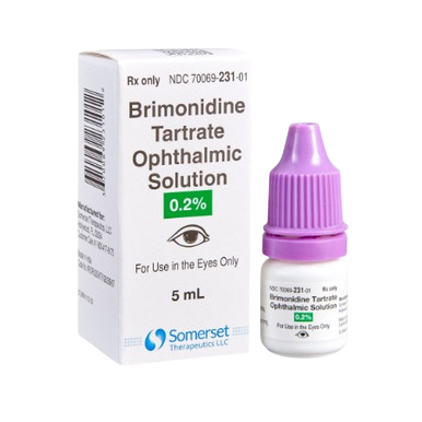 Brimonidine Tartrate Ophthalmic Solution 0.2% 5mL 1/Bottle