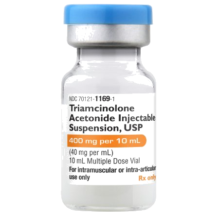 Triamcinolone Acetonide (Kenalog) 40mg/mL 10mL 1/MDV