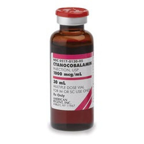 Cyanocobalamin 1000mcg/mL 1mL 25/MDV