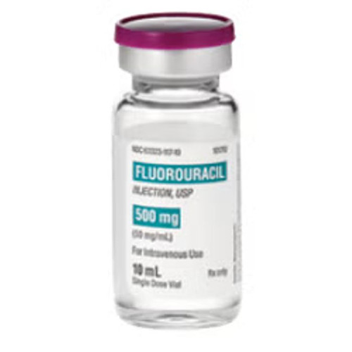 Fluorouracil IV 50mg/mL 10mL 10/SDV (Chemo)