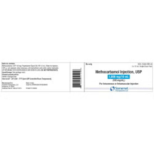 Methocarbamol 1000 MG 10mL 25/SDV