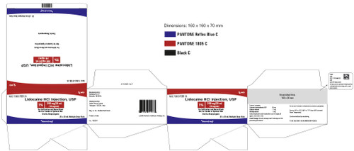 Lidocaine HCl 1% 50mL 25/MDV