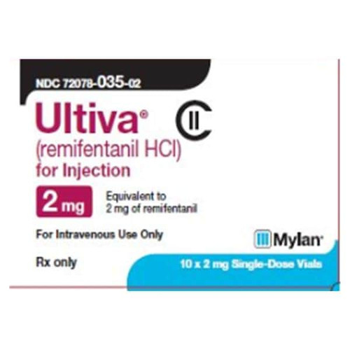 Remifentanil HCL IV Solution 1mg (PF) 3mL 10/SDV